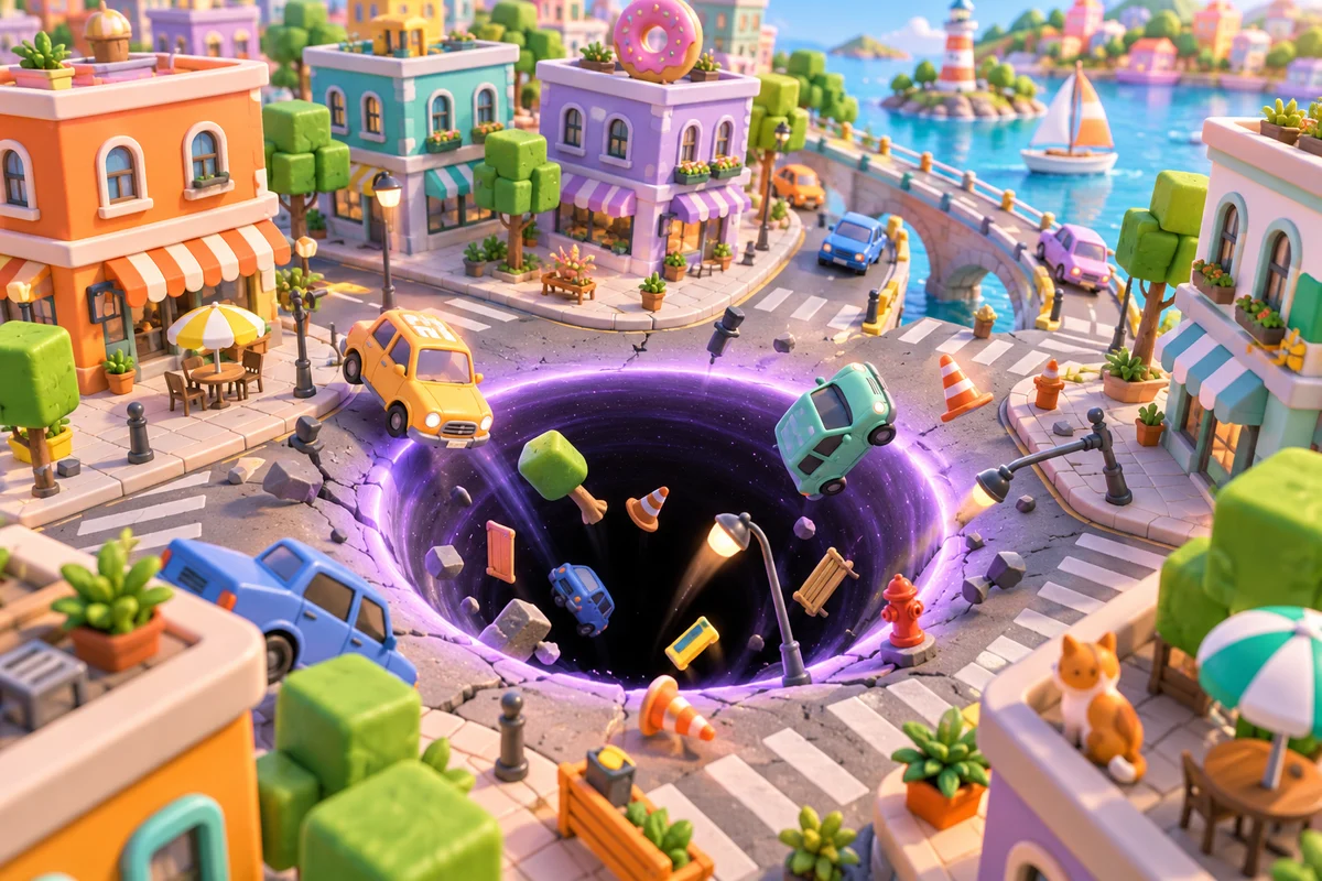 Chomp City concept illustration